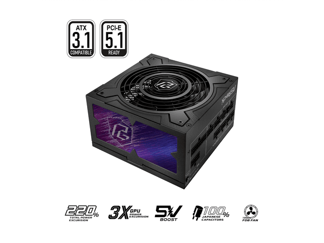 Newegg Canada ASRock Phantom Gaming PG-750G 750W 80 PLUS GOLD & Cybenetics PLATINUM chez Newegg Canada