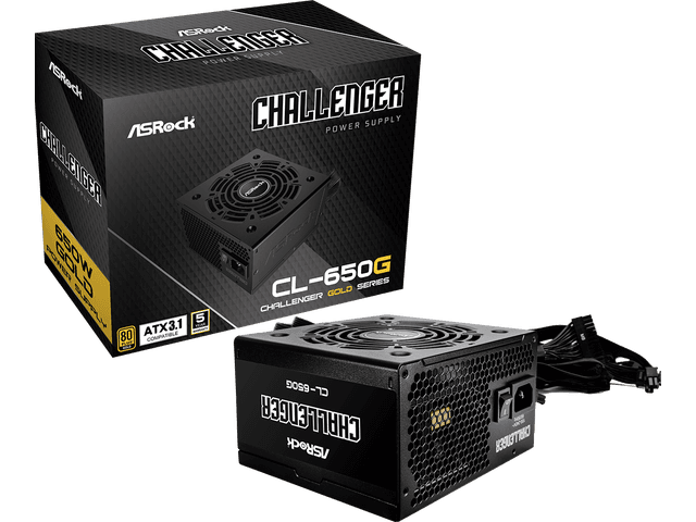 Newegg Canada ASRock Challenger CL-650G 650W 80 PLUS GOLD Certified Non-Modular chez Newegg Canada