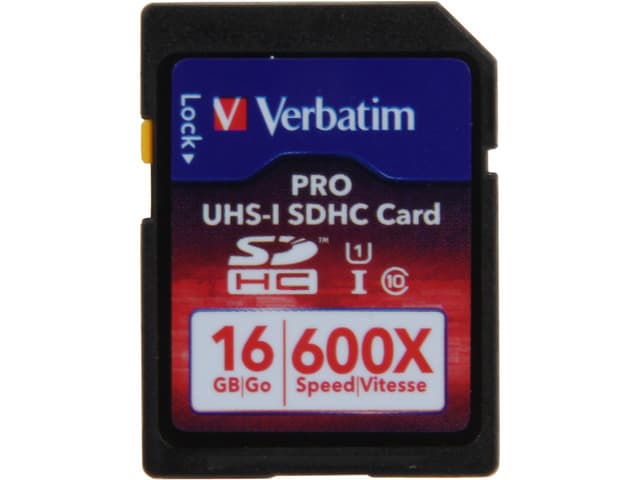 Newegg Canada Verbatim PRO 16 GB Secure Digital High Capacity (SDHC) - 1 Card chez Newegg Canada