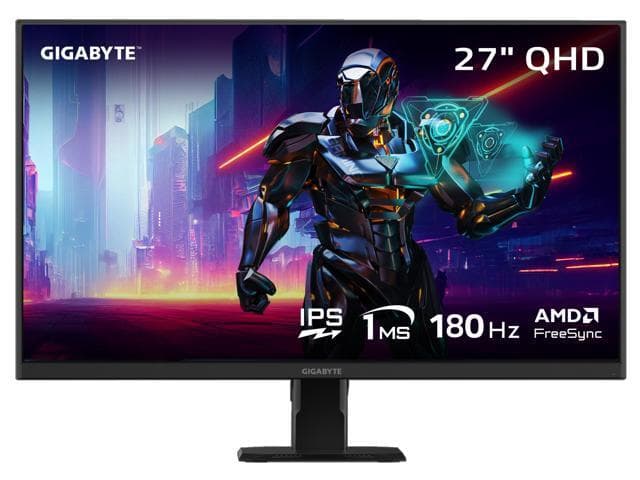 GIGABYTE 27" QHD 2K 1440P 180hz IPS with AMD FreeSync Premium 1ms HDR ready Gaming Computer Monitor GS27QA chez Newegg Canada