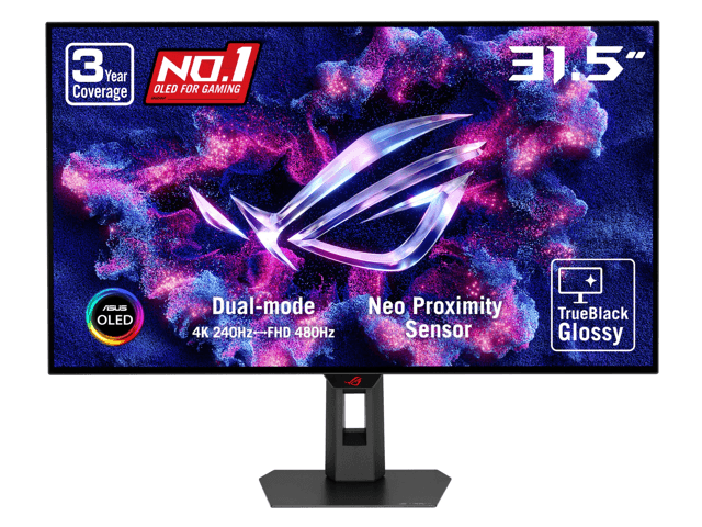 Open Box: ASUS ROG Strix 32" Dual Mode UHD 4K 240Hz FHD 480Hz HDR400 Gaming Monitor chez Newegg Canada