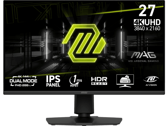MSI 27" Dual Mode UHD 4K 144Hz Full HD 288Hz IPS with Adaptive-Sync 1ms HDR400 Ai Crosshair Gaming Computer Monitor... chez Newegg Canada