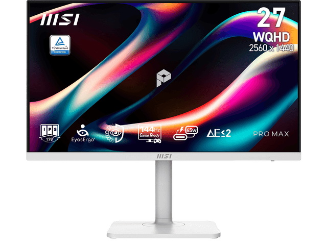 Newegg Canada MSI 27 inch QHD 2K 1440P 144Hz AMD FreeSync HDR Ready USB-C Built-in chez Newegg Canada