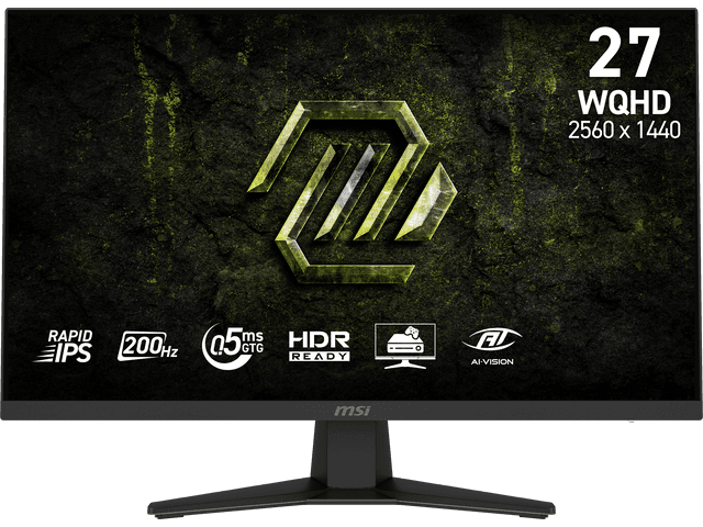 Newegg Canada MSI 27 inch WQHD 2K 1440P 200Hz IPS AMD FreeSync Premium & G-Sync chez Newegg Canada