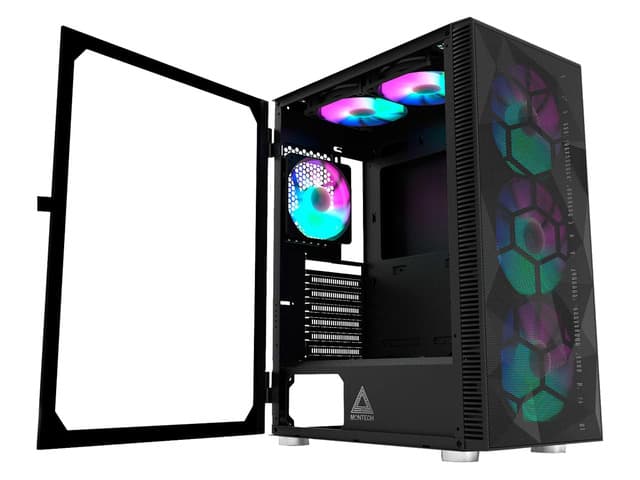Newegg Canada Montech X3 Mesh, 3 x 140mm& 3 x 120mm Fixed RGB Lighting Fans chez Newegg Canada