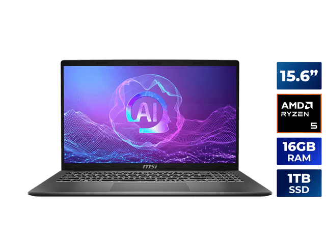 Newegg Canada MSI Modern A15 AI+ 15.6" FHD Laptop, AMD Ryzen AI 5 330 (50 Tops NPU) chez Newegg Canada