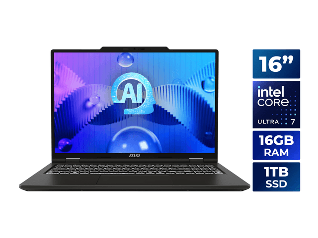 Newegg Canada MSI 16" Venture 16 AI 2K 120Hz OLED Laptop, Intel Core Ultra 7 155H chez Newegg Canada