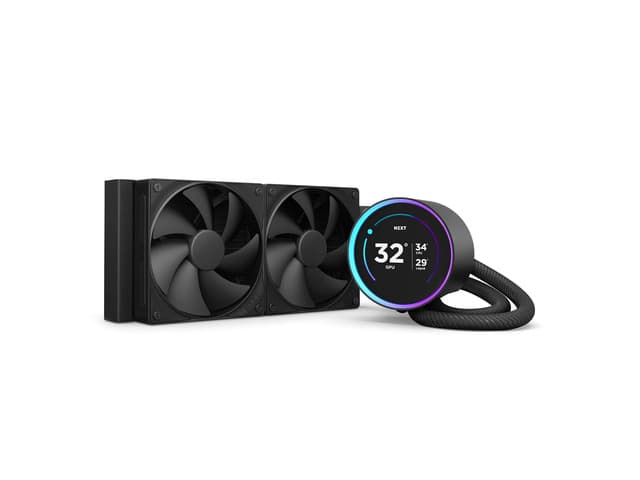 Newegg Canada KRAKEN ELITE 240 BLACK AIO LIQUID COOLER WITH IPS LCD & STATIC PRESSURE chez Newegg Canada