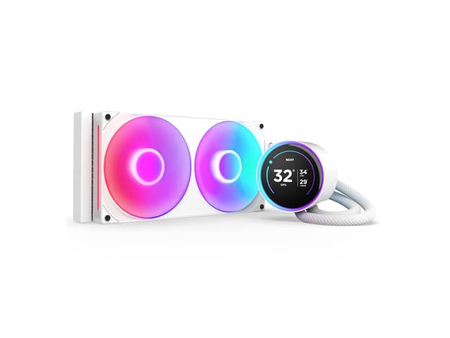 Newegg Canada Open Box KRAKEN ELITE RGB 280 WHITE AIO LIQUID COOLER WITH IPS LCD & chez Newegg Canada