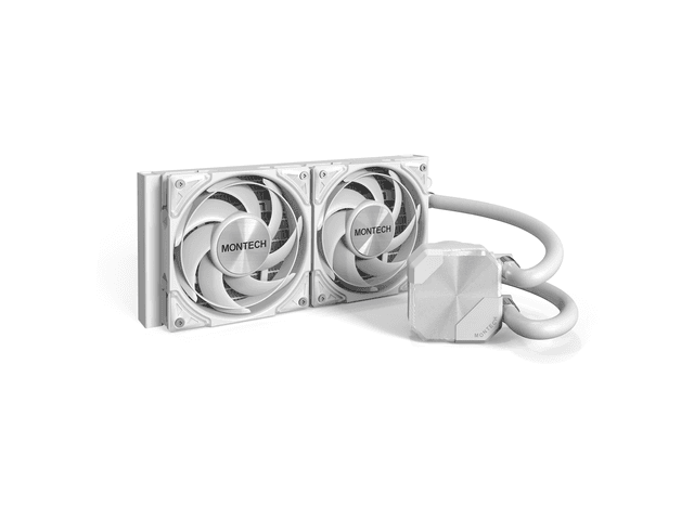 Newegg Canada MONTECH HyperFlow Silent 240 White – Ultra-Quiet AIO Liquid CPU Cooler chez Newegg Canada