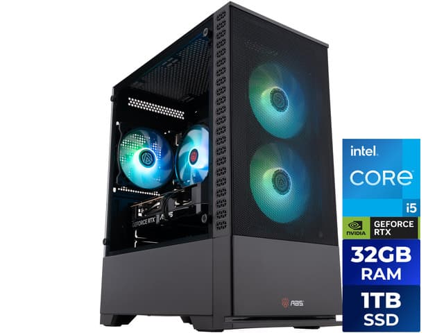 ABS Cyclone Aqua Prebuilt Gaming PC Powered by Asus- Windows 11 chez Newegg Canada