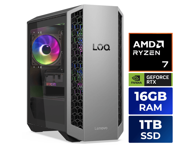 Lenovo LOQ Tower Gaming PC, AMD Ryzen 7 8745HX, NVIDIA GeForce RTX 5060 chez Newegg Canada