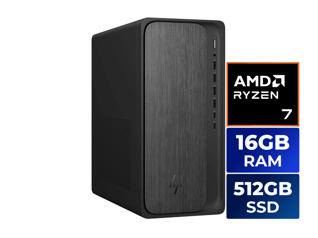Newegg Canada HP Desktop PC OmniDesk M02-0009 AMD Ryzen 7 8700G AI (16 NPU Tops)16GB chez Newegg Canada