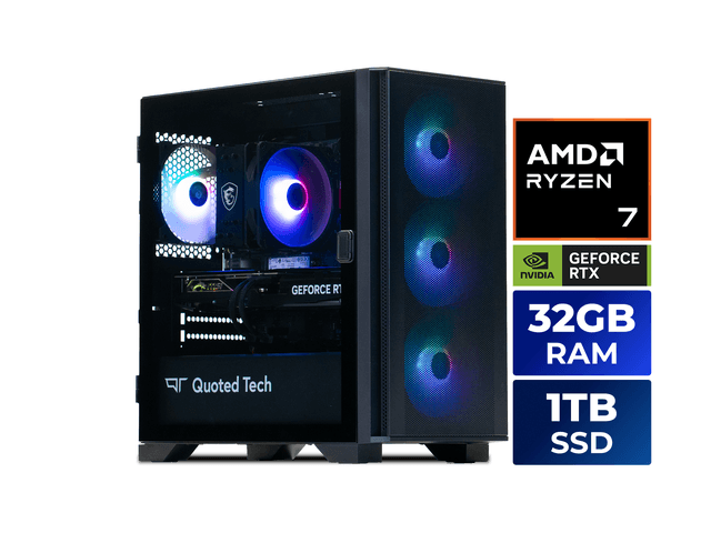 Newegg Canada Quoted Tech Shield - Ryzen 7 5700X, RTX 5060, 32GB DDR4, 1TB SSD, Win 11 chez Newegg Canada