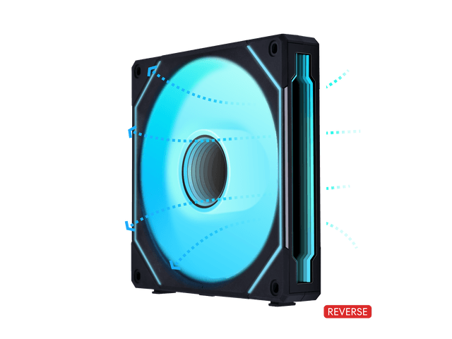 Newegg Canada LIAN LI UNI FAN SL INFINITY 140 REVERSED RGB Noir chez Newegg Canada