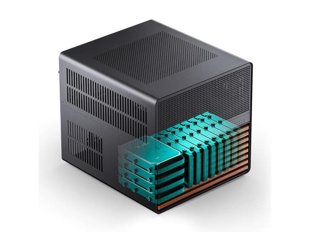 Newegg Canada JONSBO N5 NAS Pc Case, 12HDD+4SSD Drive bay GPU HP Host chez Newegg Canada