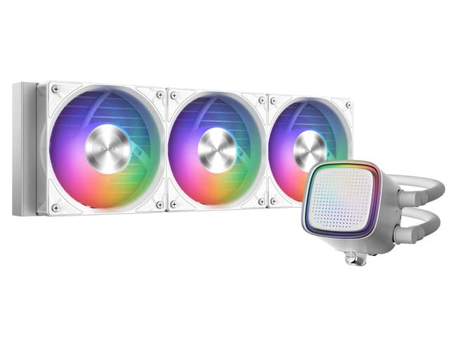 Newegg Canada SAMA L50 360mm AIO Liquid CPU Refroidisseur, ARGB Dot-Matrix Mirror Pump chez Newegg Canada