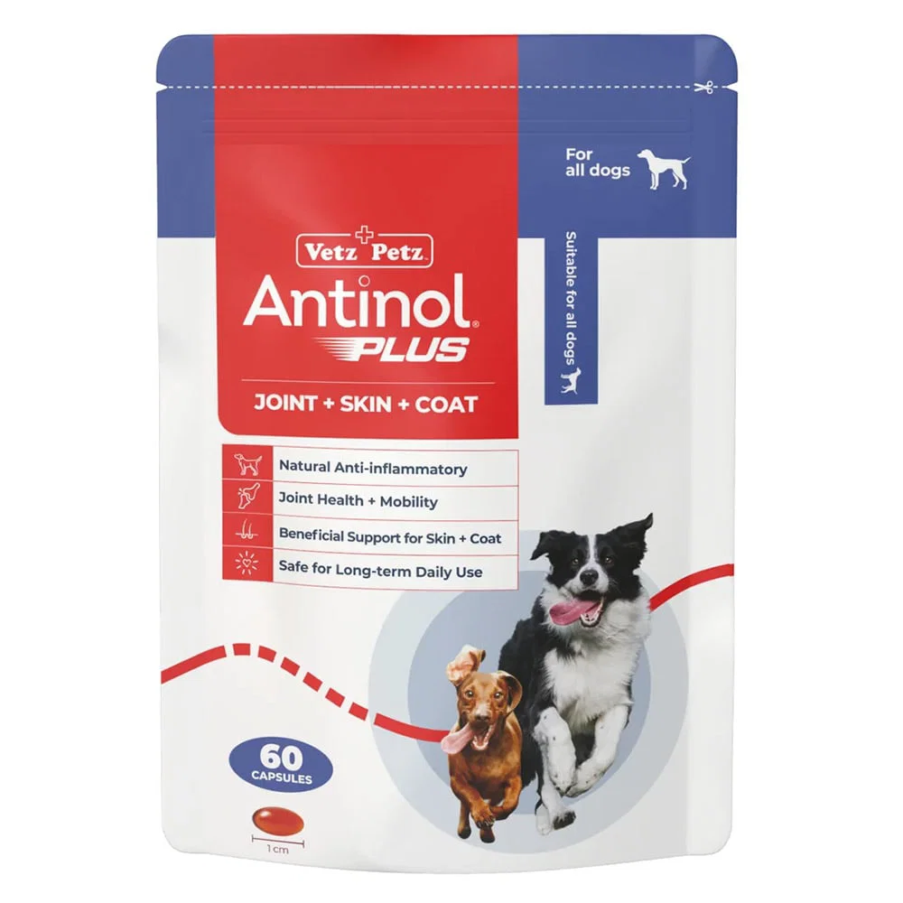 Canada Pet Care - Antinol Plus Natural Anti Inflammatory Joint & Mobility Capsules
