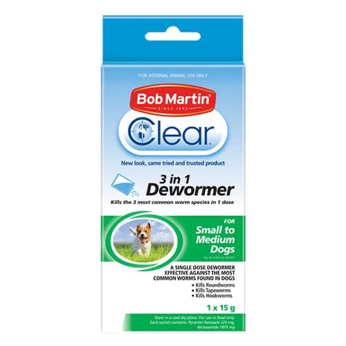 Canada Pet Care - Bob Martin Clear 3 in 1 Dewormer