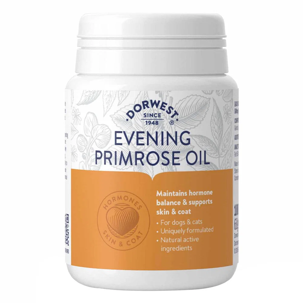 Canada Pet Care - Dorwest Evening Primrose Oil Capsules For Dogs And Cats