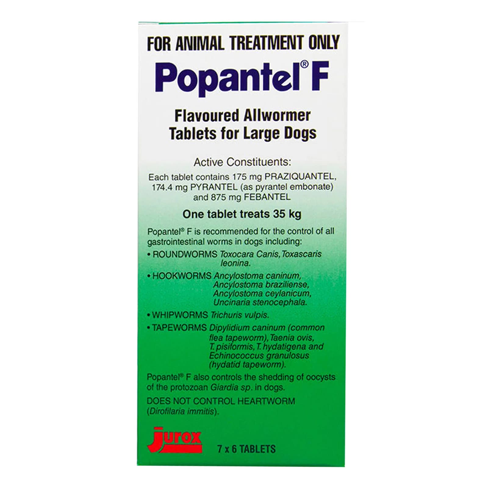 Canada Pet Care - Popantel F Allwormer for Large Dogs 35 kg (77lbs)
