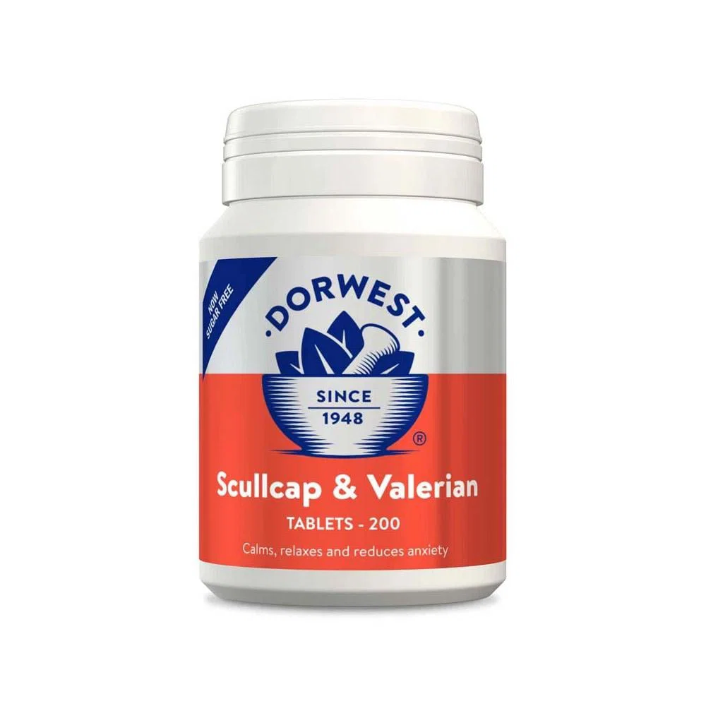 Canada Pet Care - Scullcap & Valerian Tablets For Dogs and Cats