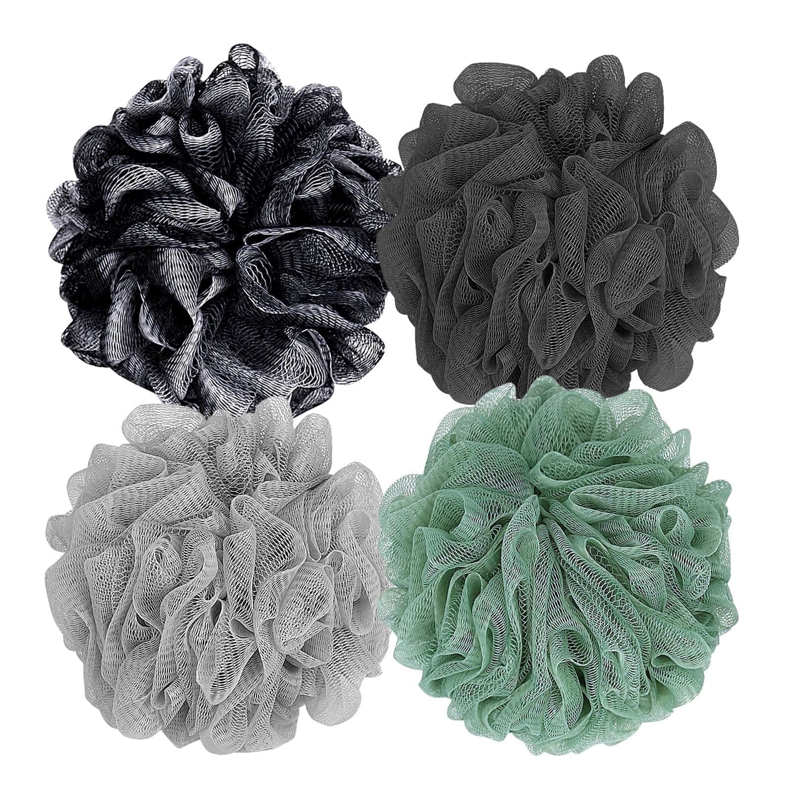 Walmart - Okaka Loofah Bath Sponge Shower Loofa Bath Puff Body Scrubber Exfoliating Soft Premium 4 Pack chez Walmart Canada