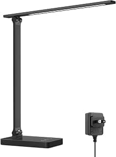 Lepro LED Lampe de bureau LED réglable, Eye-Caring Desk Light, Home Office Desktop Lamp, 750lm | 9W, 5 Color Modes with... chez Amazon Canada