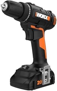 Worx 20V Perceuse visseuse sans fil Driver, 84pc Accessory Kit, Variable 2-Speed, 265 in-Lbs Torque, 20+1 Clutch,... chez Amazon Canada