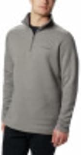 Columbia Men's Great Hart Mountain III Half Zip, Boulder Heather, 2X