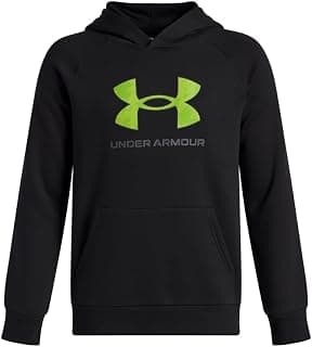 Under Armour Boys' Rival Fleece Big Logo Print Fill Hoodie