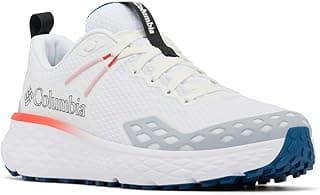 Columbia Men's Konos TRS Shoe, White/Poppy Red, 14
