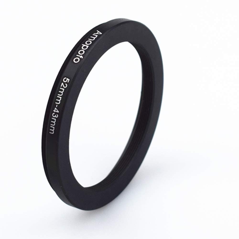 52mm to 43mm /52mm-43mm Step-Down Ring Filter Adapter for All Brands UV,ND,CPL,Metal Step-Down Ring Adapter chez Amazon US