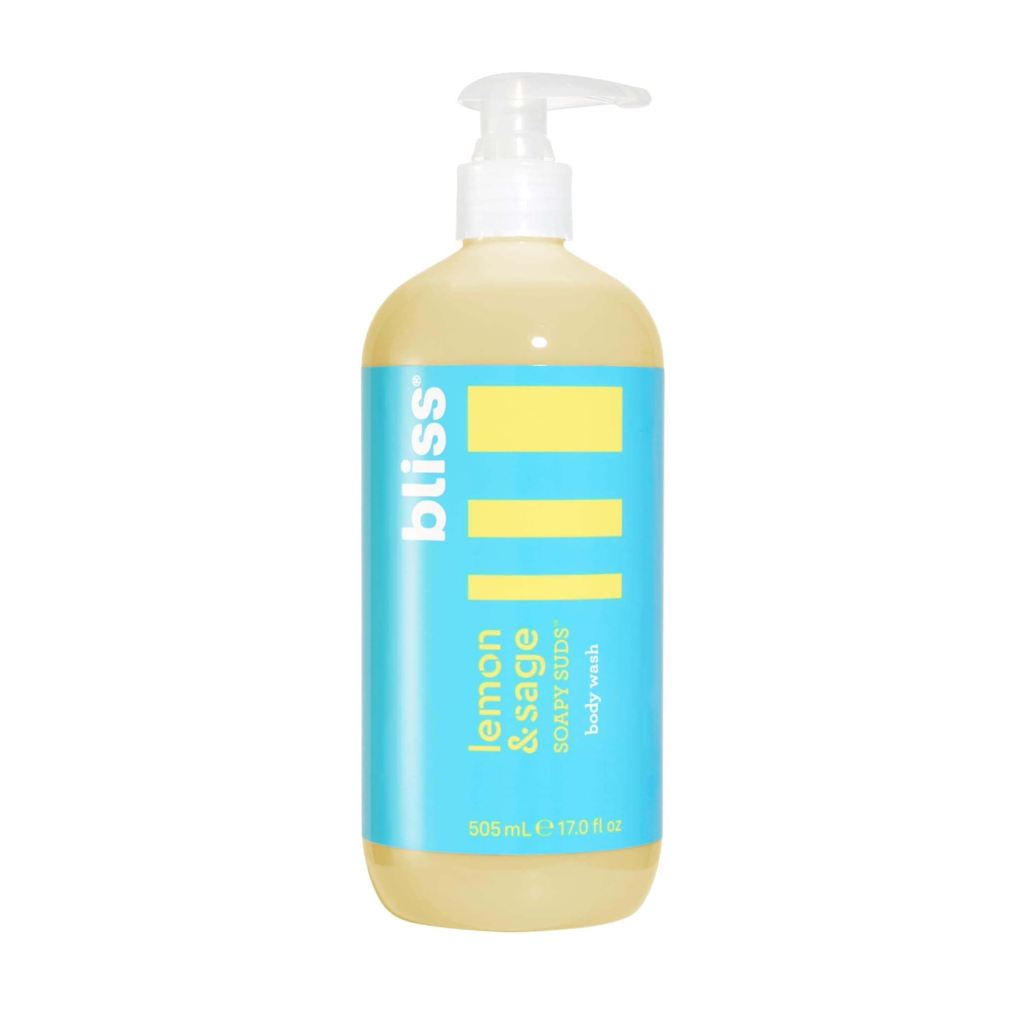 Bliss Soapy Suds Lemon and Sage Body Wash Cleanser - 17 Fl Oz - Skin-Loving chez Amazon US