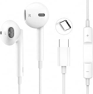 Casque USB C pour iPhone 17/16/15 Pro Max/Plus, écouteurs filaires avec micro et contrôle du volume, HiFi stéréo antibruit de type C,... chez Amazon Canada