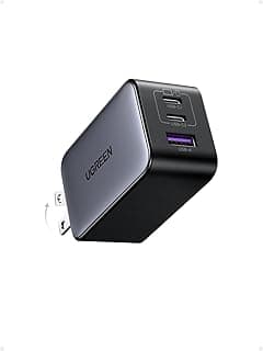 UGREEN Nexode Bloc chargeur USB C 65 W, 3 ports GaN pliable charge rapide | PD PPS Chargeur mural compatible avec iPhone 17 Pro Max,... chez Amazon Canada