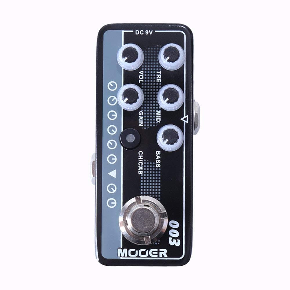 MOOER Micro Preamp 003 Power-Zone Guiar Digital Preamp Pedal chez Amazon US