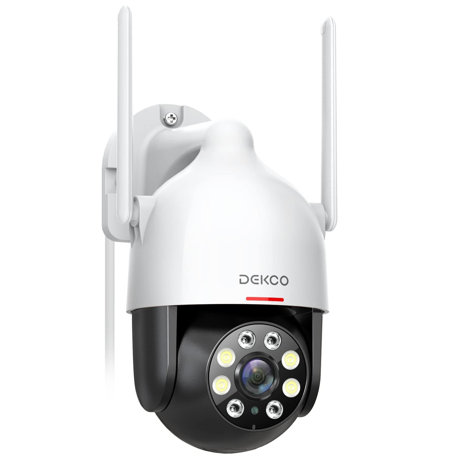 DEKCO 2K Security Camera Outdoor, CCTV Camera, Auto Tracking, 24/7 Record | Sound-Light Alarm, 360° PTZ, 2-Way Audio, Color Night... chez Amazon UK