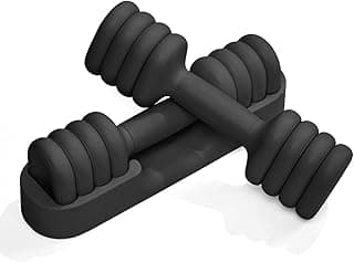 YOTTOY Adjustable Dumbbell Set of 2, 4-in-1 Hand Weights for Women at Home, Compact Free Weights Dumbbells Set with... chez Amazon Canada