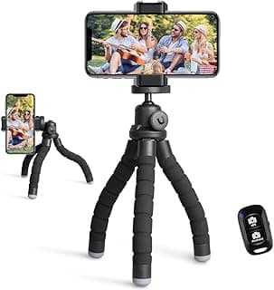UBeesize Trépied pour téléphone, portable et flexible avec télécommande sans fil et clip universel, compatible avec tous les... chez Amazon Canada