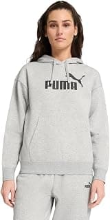 PUMA Womens Essentials Logo Hoodie Casual Outerwear Casual Hoodie - Grey