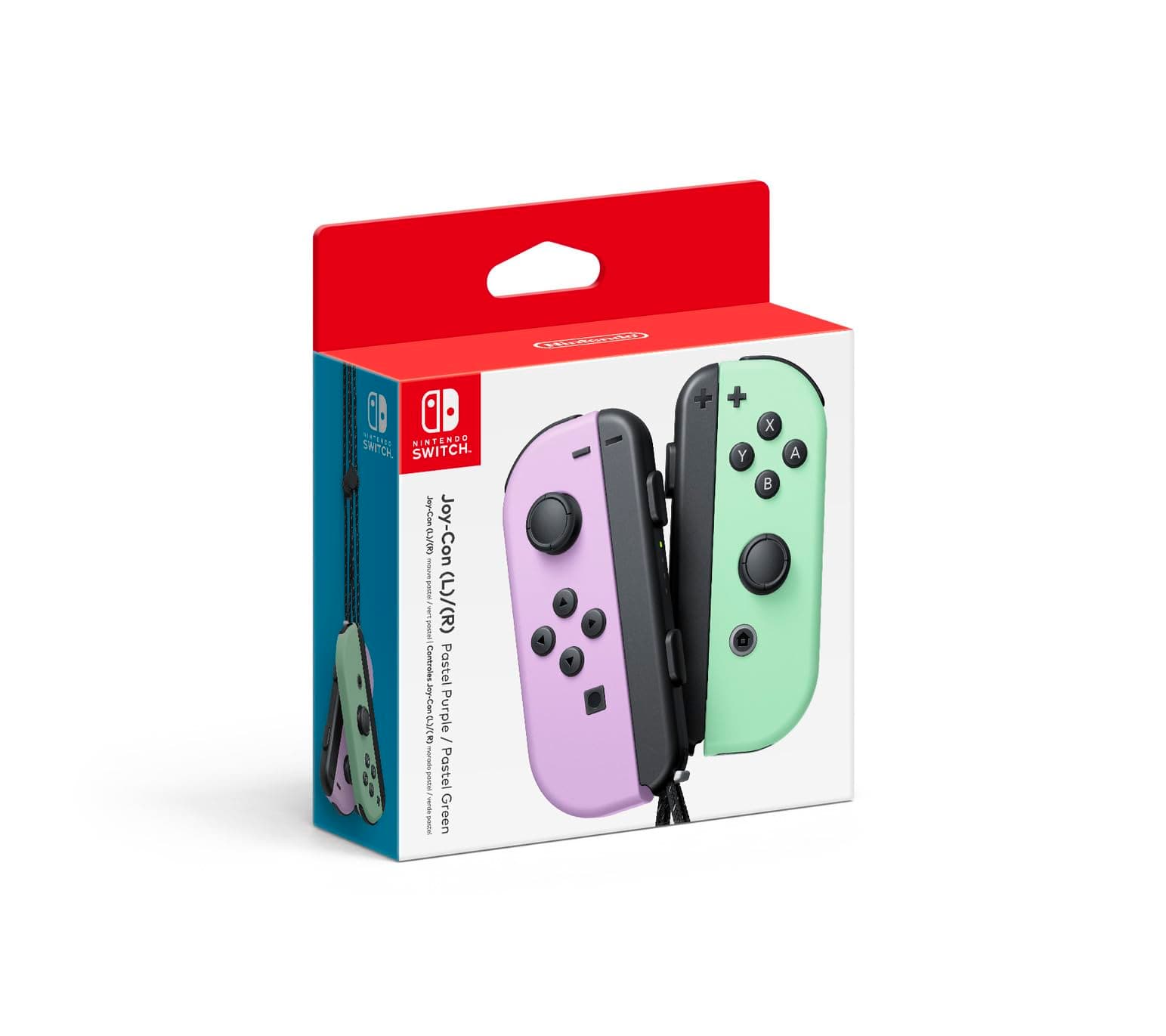 Nintendo Joy-Con (L)/(R) - Pastel Purple/Pastel Green chez Amazon US