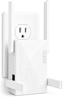 Amplificateur de signal d'extension WiFi, extension WiFi ultra rapide de 1200 Mbit/s avec port Ethernet pour couvrir une couverture... chez Amazon Canada