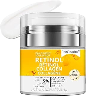 0.2% Retinol Cream for Face, Anti-Aging Firming Moisturizer with Collagen | Niacinamide & HA Face Cream for Hydrating... chez Amazon Canada