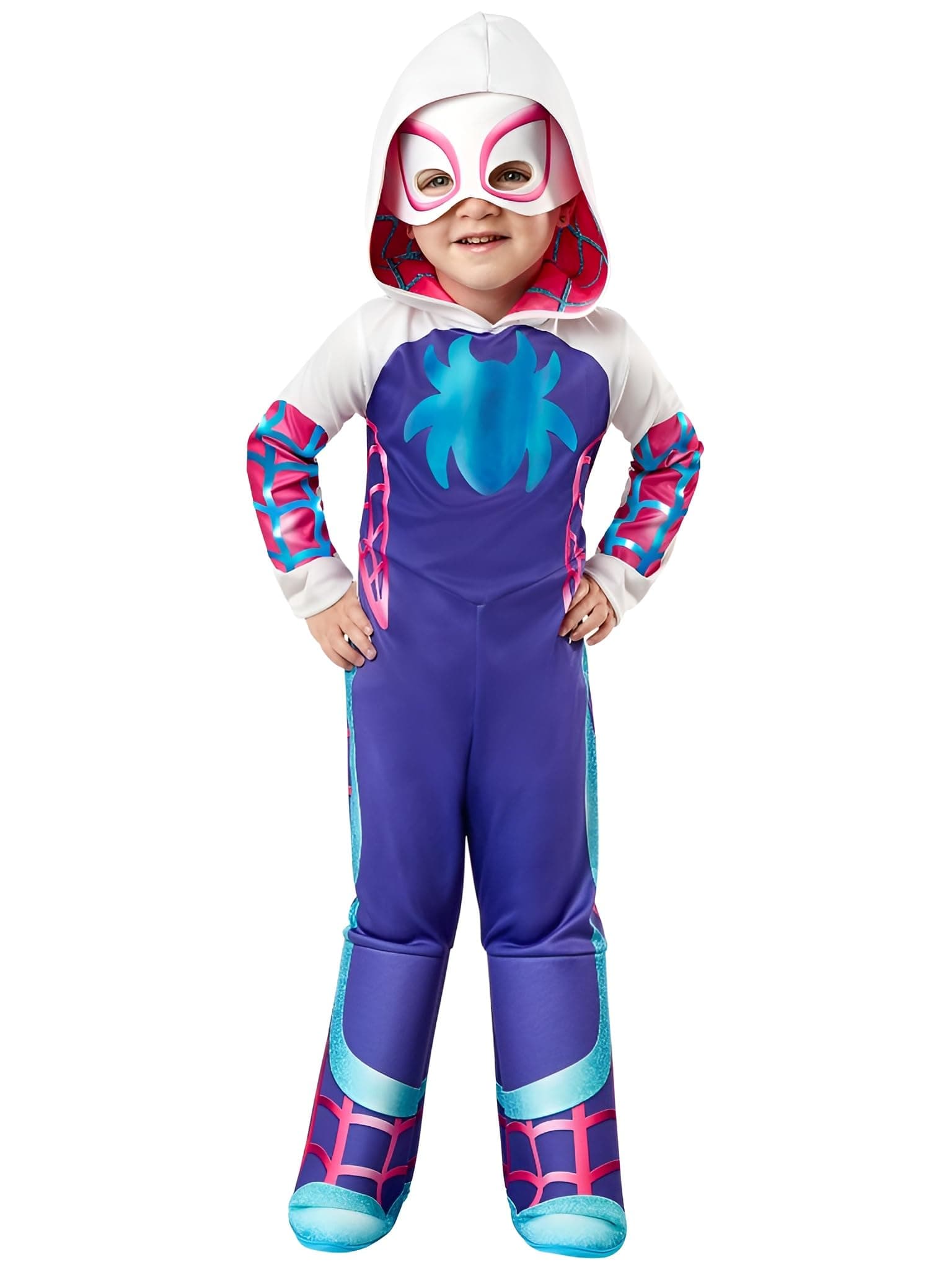 Rubie's Official Marvel Spidey and his Amazing Friends Ghost Spider Deluxe Toddler Costume