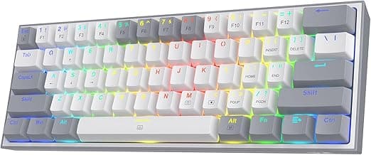 Redragon K617 Wired 60% Compact Hot-Swap RGB Gaming Mechanical Keyboard chez Amazon US