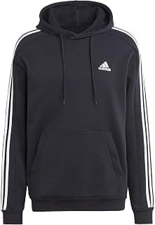 adidas Men's Essentials Fleece 3-Stripes Pullover Hoodie Sweatshirt chez Amazon US