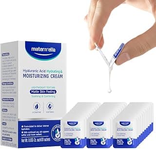 matern'ella Facial Moisturizer Cream with 4D Hyaluronic Acid Hydration, Peptide Anti-Aging 30 Sachets Travel-Friendly... chez Amazon Canada