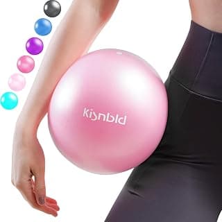 kisnbld Petit ballon d'exercice, mini ballon de Pilates de 9 pouces, anti-éclatement et antidérapant, mini ballon de yoga pour la... chez Amazon Canada