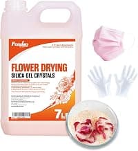Silica Gel Flower Drying Crystals for Bouquet Preservation 7LBs | Color Indicating Reusable Beads, Bead Size Less Than 1mm, 3-in-1 Kit... chez Amazon Canada